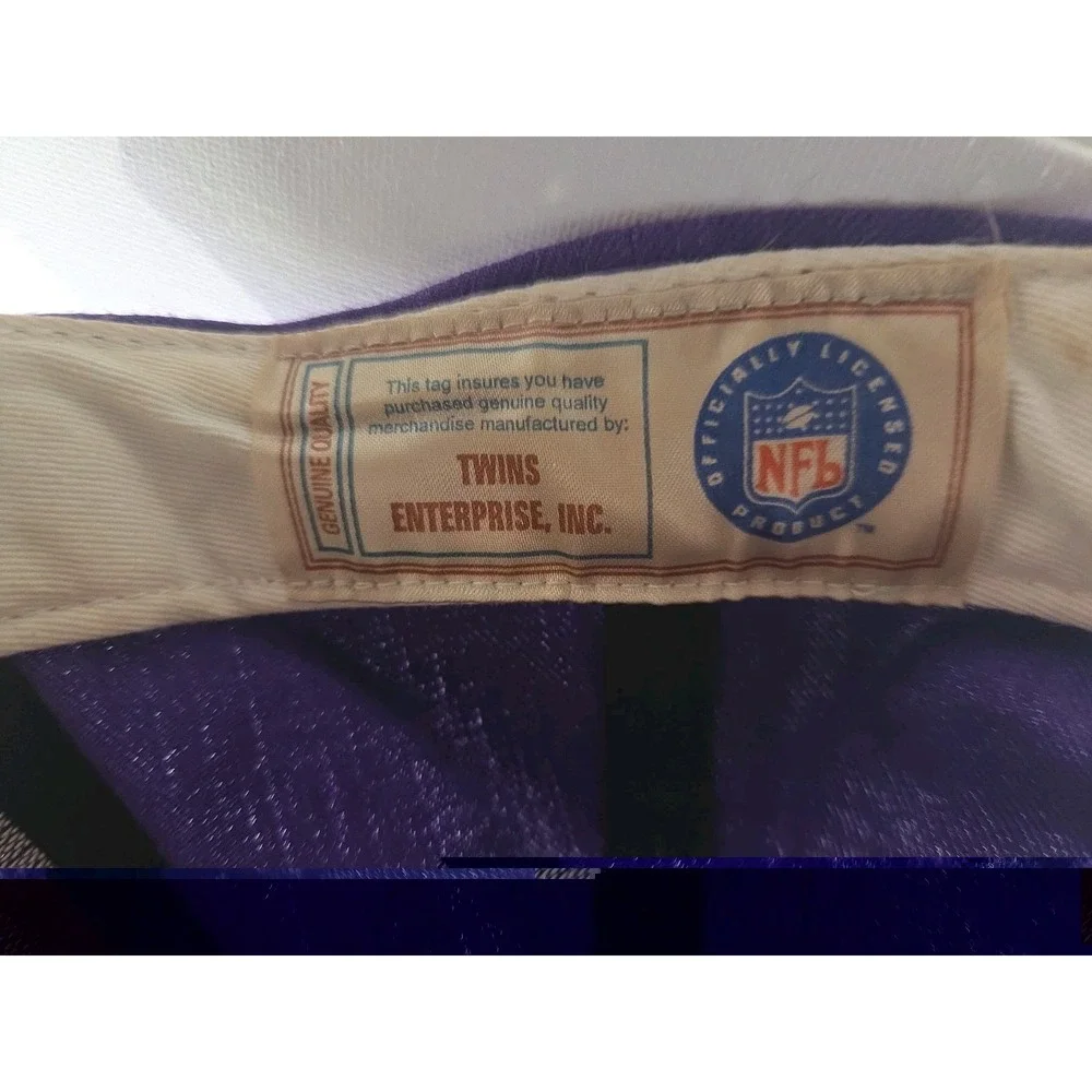 Vintage Minnesota VIKINGS - Twins Enterprise Low Profile Snapback Hat